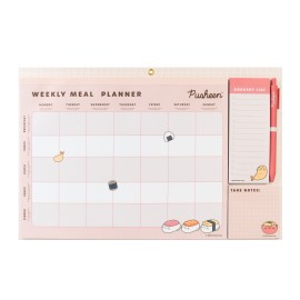 PLANIFICATEUR DE REPAS MAGNÉTIQUE PUSHEEN SUSHI ROLL