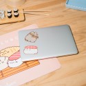 PACK 2 AUTOCOLLANTS VINYLE PUSHEEN SUSHI ROLL 1