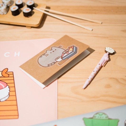 PACK 2 AUTOCOLLANTS VINYLE PUSHEEN SUSHI ROLL 5