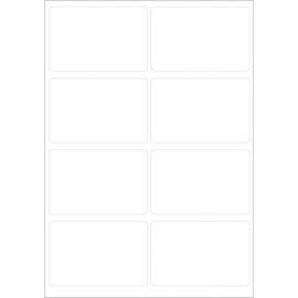 ÉTIQUETTES VARIÉES 25X40MM BLANCHES 2