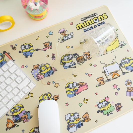 TAPIS DE SOURIS XL MINIONS BOB ET TIM