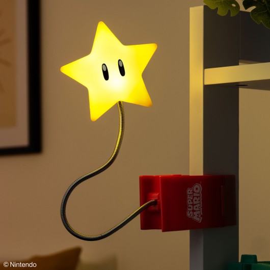 LAMPE CLIP ETOILE MARIO
