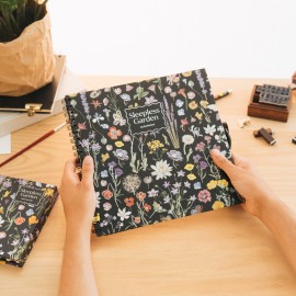 ALBUM PHOTO SCRAPBOOK 26X26CM 40 PAGES SLEEPLESS GARDEN 2