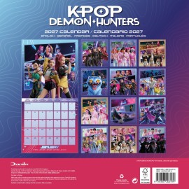 CALENDRIER 2027 30X30 K POP DEMON HUNTERS (PLASTIC FREE) 2