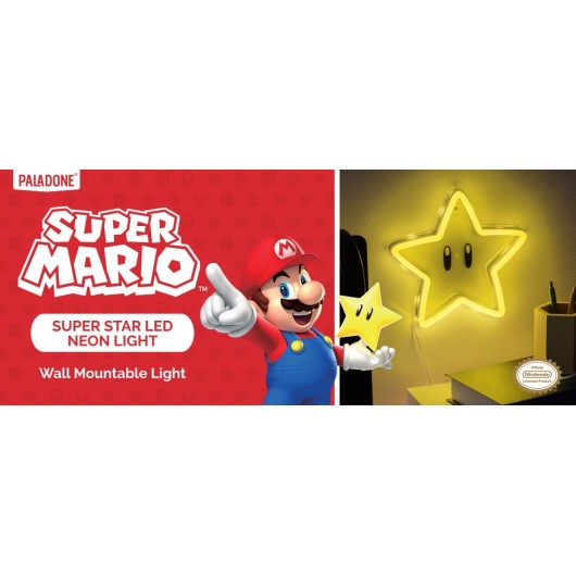 LAMPE NÉON SUPER MARIO