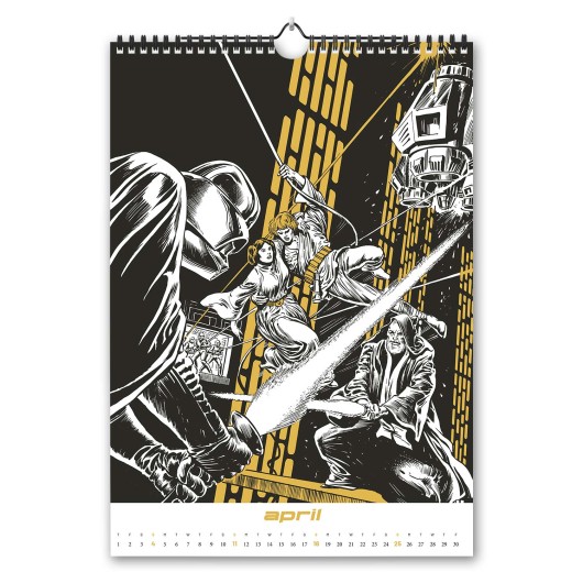 CALENDRIER A3 2027 STAR WARS
