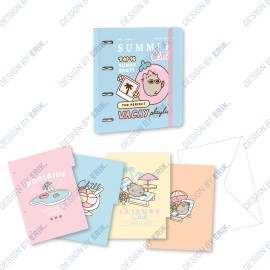 CLASSEUR 4 ANNEAUX POLYPROPYLÈNE PUSHEEN 2