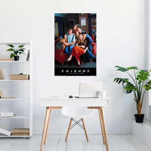 POSTER FRIENDS PERSONNAGES