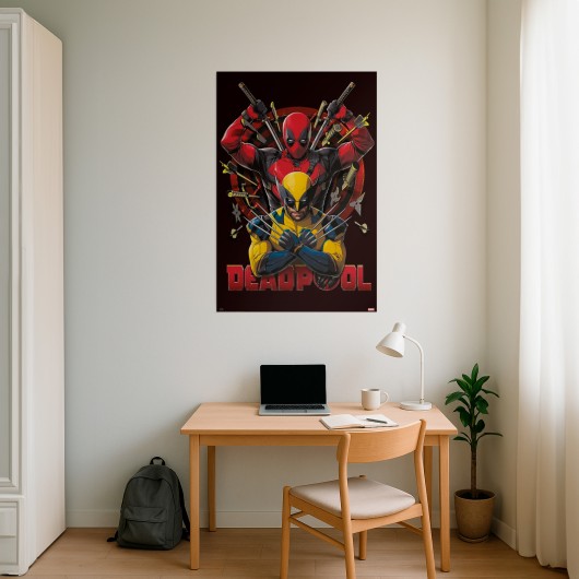POSTER MARVEL DEADPOOL ET LOBEZNO 2