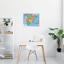 MINI POSTER CARTE D'ESPAGNE