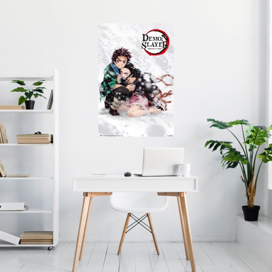 POSTER DEMON SLAYER TANJIRO ET NEZUKO