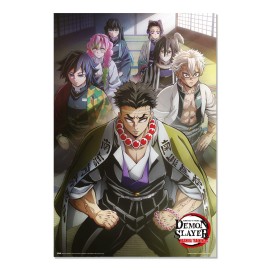 POSTER DEMON SLAYER ENTRAINEMENT DES PILIERS 1