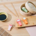 SET DE 4 SURLIGNEURS AVEC TOPPER PUSHEEN SUSHI ROLL