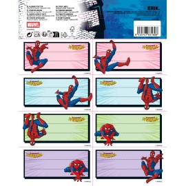 ETIQUETTES ADHESIVES MARVEL SPIDERMAN 2