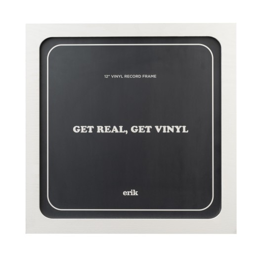 CADRE POUR VINYLES PREMIUM 32X32 CM MDF BLANC