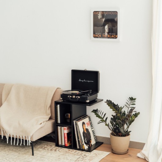 CADRE POUR VINYLES PREMIUM 32X32 CM MDF BLANC