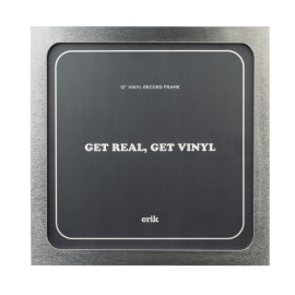 CADRE POUR VINYLES PREMIUM 32X32 CM MDF ARGENT