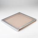 CADRE POUR VINYLES PREMIUM 32X32 CM MDF ARGENT