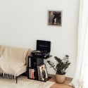 CADRE POUR VINYLES PREMIUM 32X32 CM MDF ARGENT