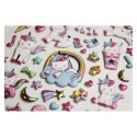 STICKERS TWEENY FOAMY LICORNES PAILLETTES