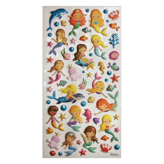 STICKERS TWEENY FOAMY SIRÈNES