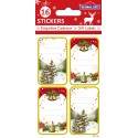 ÉTIQUETTES NOËL SAPINS ET DÉCORATIONS