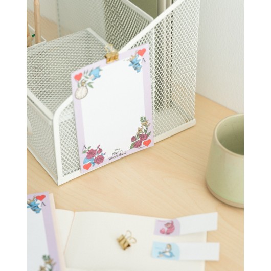 BLOC DE NOTES ADHÉSIVES DISNEY ALICE AU PAYS DES MERVEILLES
