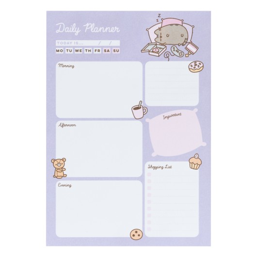 BLOC PLANIFICATEUR JOURNALIER PUSHEEN MOMENTS