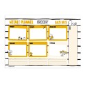 BLOC PLANIFICATEUR SEMAINIER A4 SNOOPY LAZY DAYS