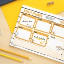 BLOC PLANIFICATEUR SEMAINIER A4 SNOOPY LAZY DAYS