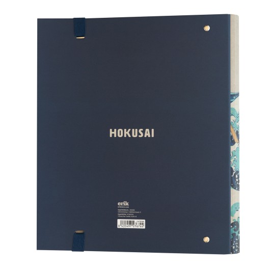 CLASSEUR 4 ANNEAUX HOKUSAI LA GRANDE VAGUE DE KANAGAWA