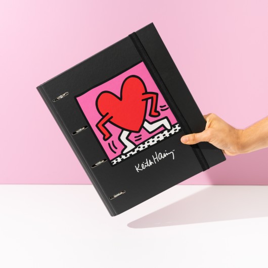 CLASSEUR 4 ANNEAUX KEITH HARING