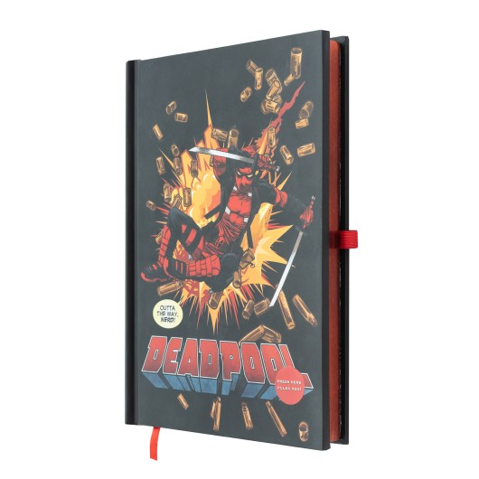 CARNET PREMIUM A5 AVEC LUMIERE MARVEL DEADPOOL