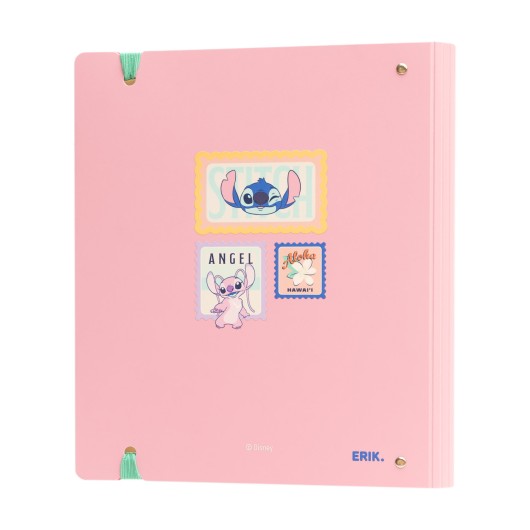 CLASSEUR 4 ANNEAUX POLYPROPYLÈNE DISNEY STITCH