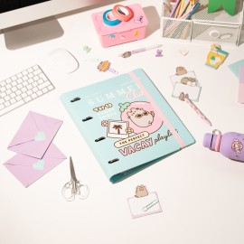 CLASSEUR 4 ANNEAUX POLYPROPYLÈNE PUSHEEN 2