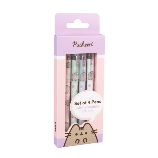 SET DE STYLOS EFFAÇABLES PUSHEEN