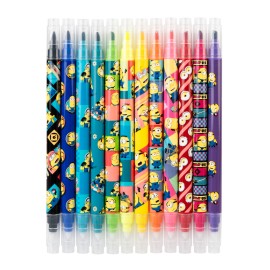 SET DE 12 FEUTRES EFFAÇABLES MINIONS