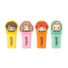 SET DE 4 SURLIGNEURS AVEC TOPPER HARRY POTTER