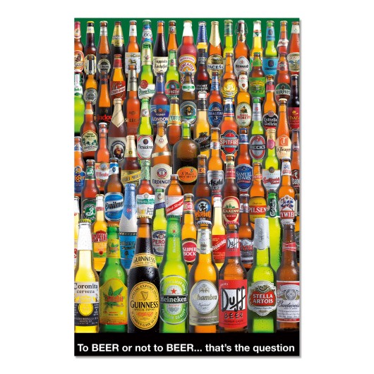 POSTER BIÈRE TO BEER OR NOT TO BEER