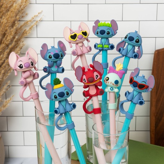 PAILLE AVEC TOPPERS SAC SURPRISE STITCH DISPLAY 24 UNITÉS