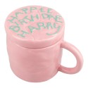 TASSE AVEC COUVERCLE GATEAU D'ANNIVERSAIRE