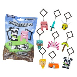 PORTE-CLÉS BACKPACK BUDDIES MINECRAFT SERIE 2 DISPLAY 24 UNITÉS 2