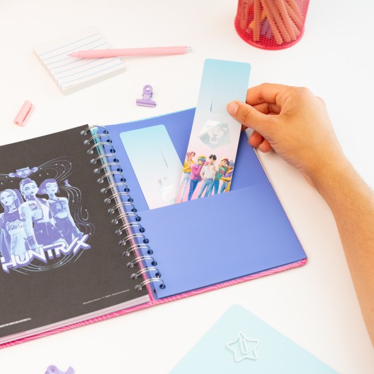 AGENDA SCOLAIRE 2026/2027 SEMAINIER A5 12 MOIS KPOP DEMON HUNTERS