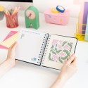 AGENDA SCOLAIRE 2026/2027 JOURNALIER M 11 MOIS FLORAL CUBES