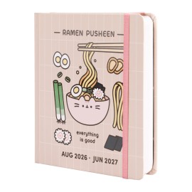 AGENDA SCOLAIRE 2026/2027 JOURNALIER M RELIÉ 11 MOIS PUSHEEN SUSHI ROLL