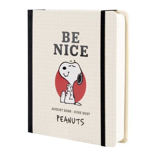 AGENDA SCOLAIRE 2026/2027 JOURNALIER M RELIÉ 11 MOIS SNOOPY