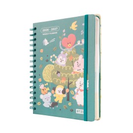 AGENDA SCOLAIRE 2026/2027 SEMAINIER A5 12 MOIS BT21