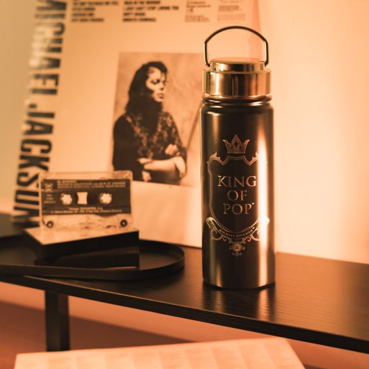 BOUTEILLE MÉTALLIQUE ISOTHERME HOT&COLD 500ML MICHAEL JACKSON