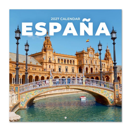 CALENDRIER 2027 30X30 ESPAGNE
