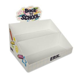 PRESENTOIR DE BUREAU KRAFT 430 X 340 X 300 DÉCORÉ BTS (SANS MARCHANDISE)